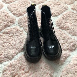 Black patent leather dr.martens